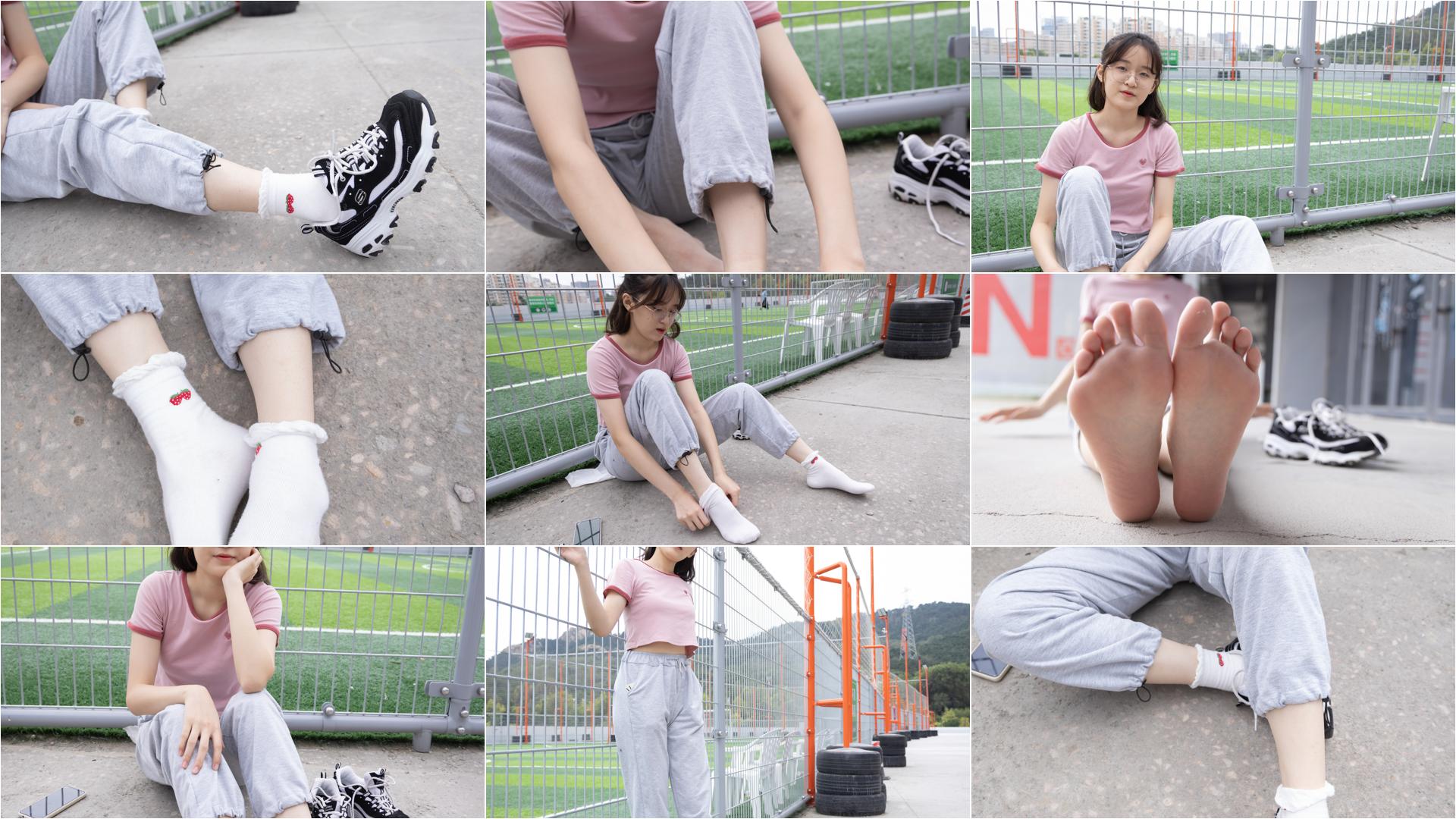 [BoBoSocks袜啵啵]NO.016 熊熊-斯凯奇运动鞋、棉袜（踩脏）、裸足[147P+1V／4.71GB]-私房图片写真