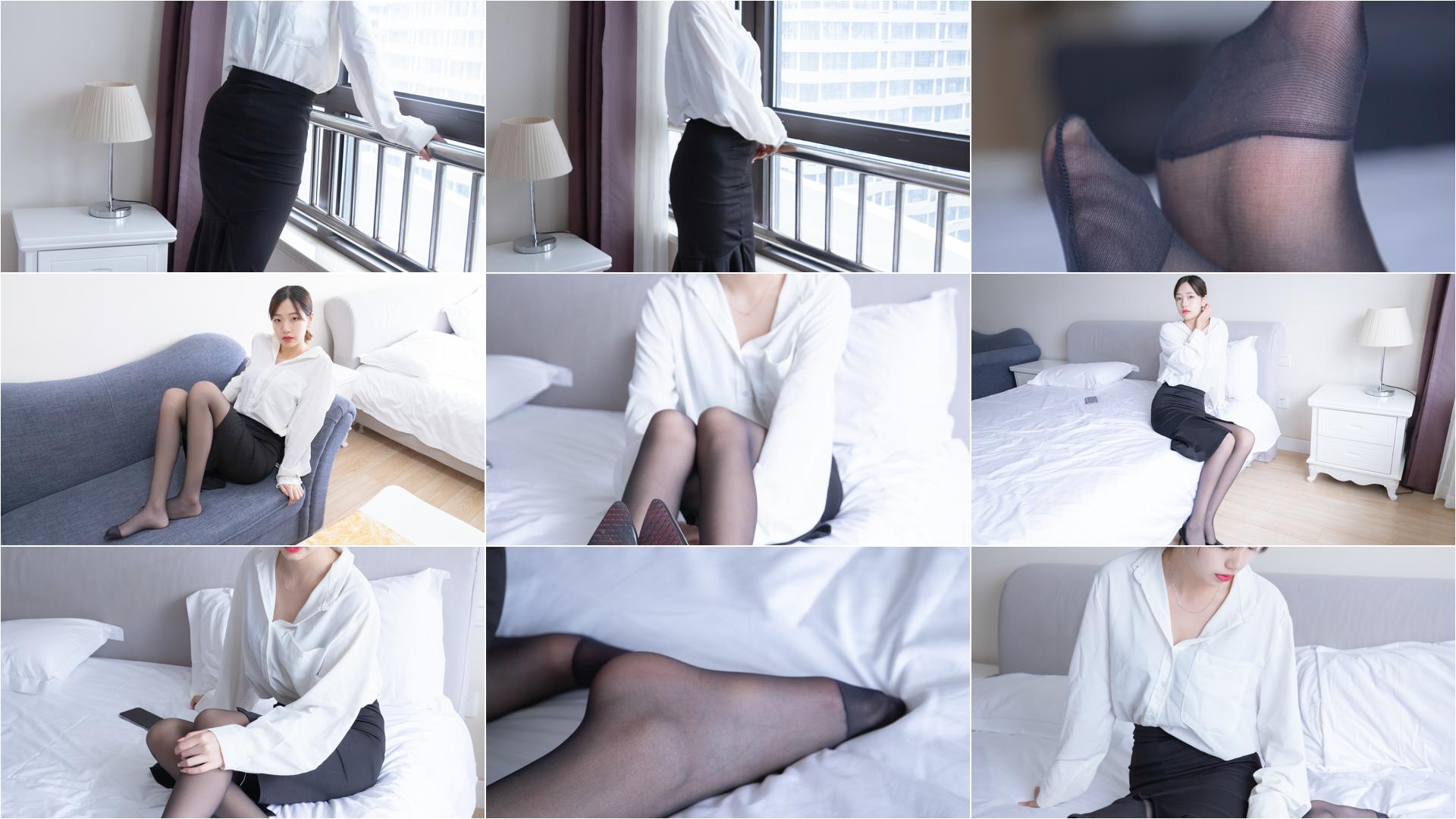 [BoBoSocks袜啵啵]NO.017 小甜豆-OL制服、高跟鞋、黑丝[131P+1V／3.73GB]-私房图片写真
