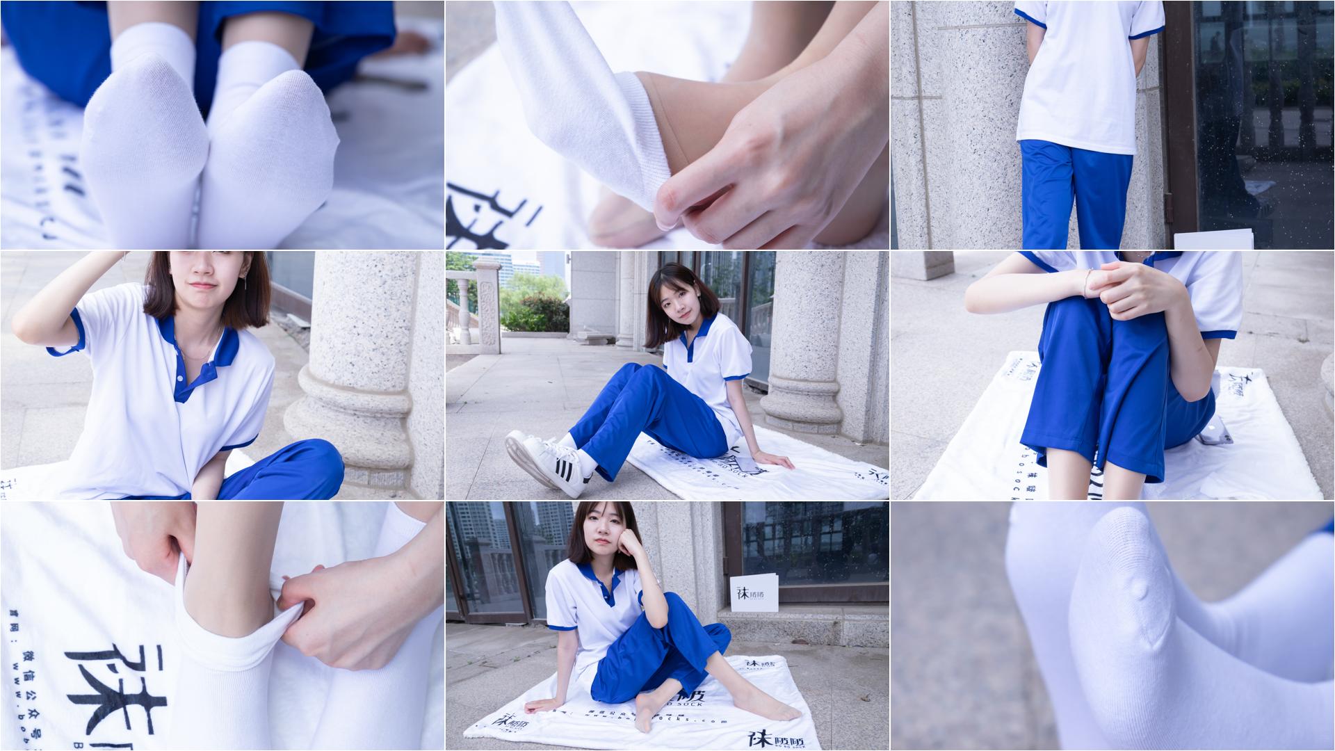[BoBoSocks袜啵啵]NO.022 小甜豆-校服、贝壳头、白棉袜、肉丝[140P+1V／6.34GB]-私房图片写真