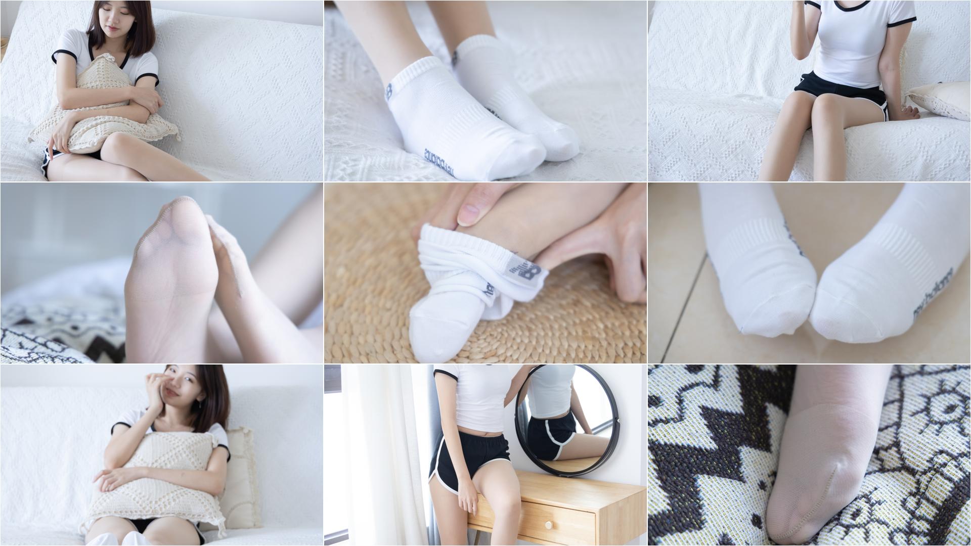 [BoBoSocks袜啵啵]NO.026 小甜豆-体操服、空军一号、白棉袜、肉丝[149P+1V／7.91GB]-私房图片写真