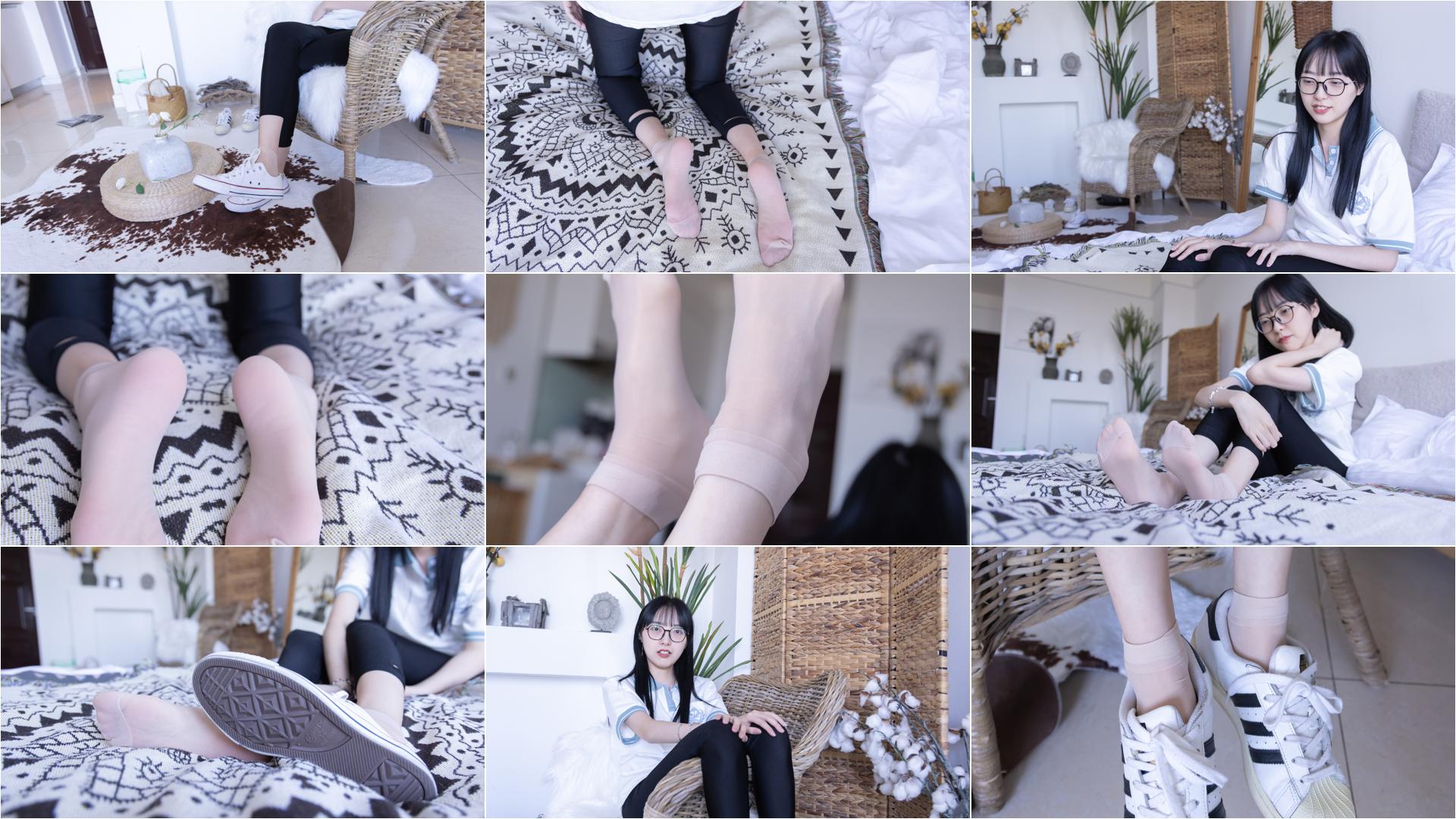 [BoBoSocks袜啵啵]NO.044 稚予-贝壳头、匡威帆布鞋、短肉丝[154P+1V／5.39GB]-私房图片写真