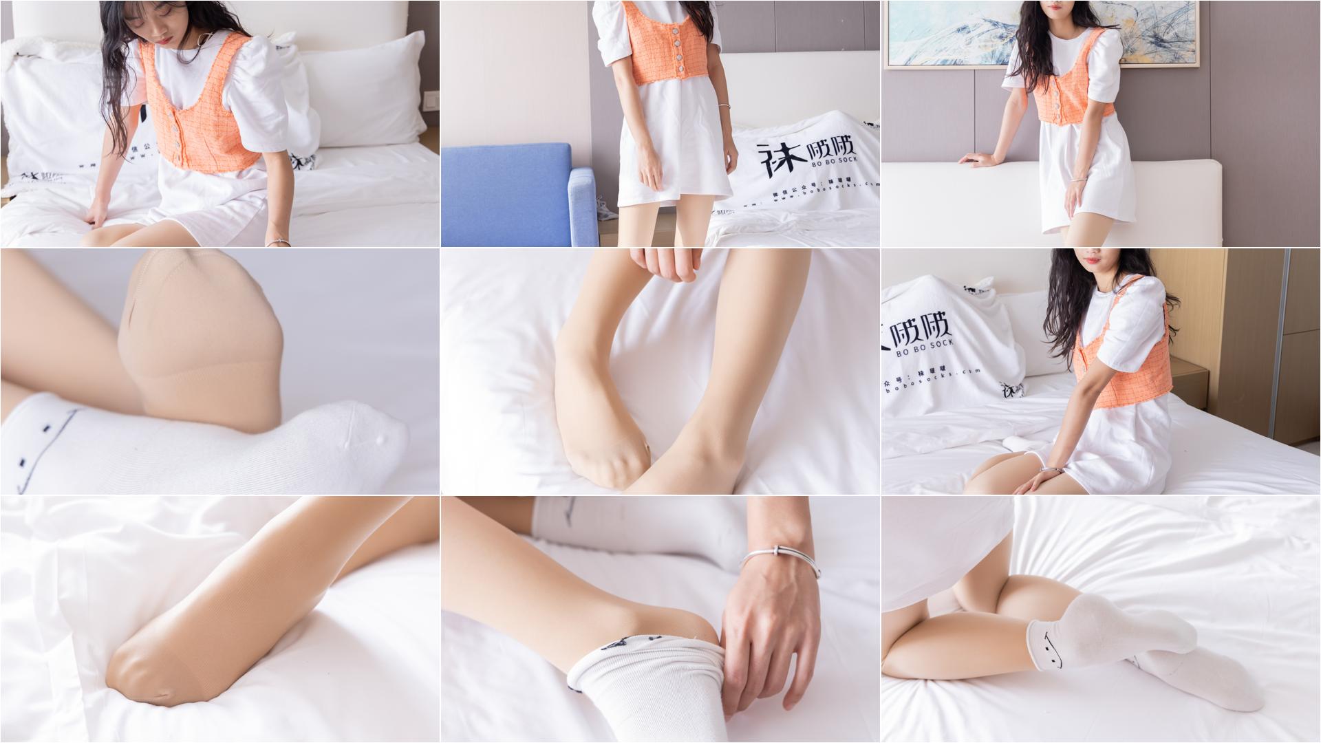 [BoBoSocks袜啵啵]NO.062 涵涵-运动鞋、白棉袜、厚肉丝[145P+1V／6.63GB]-私房图片写真