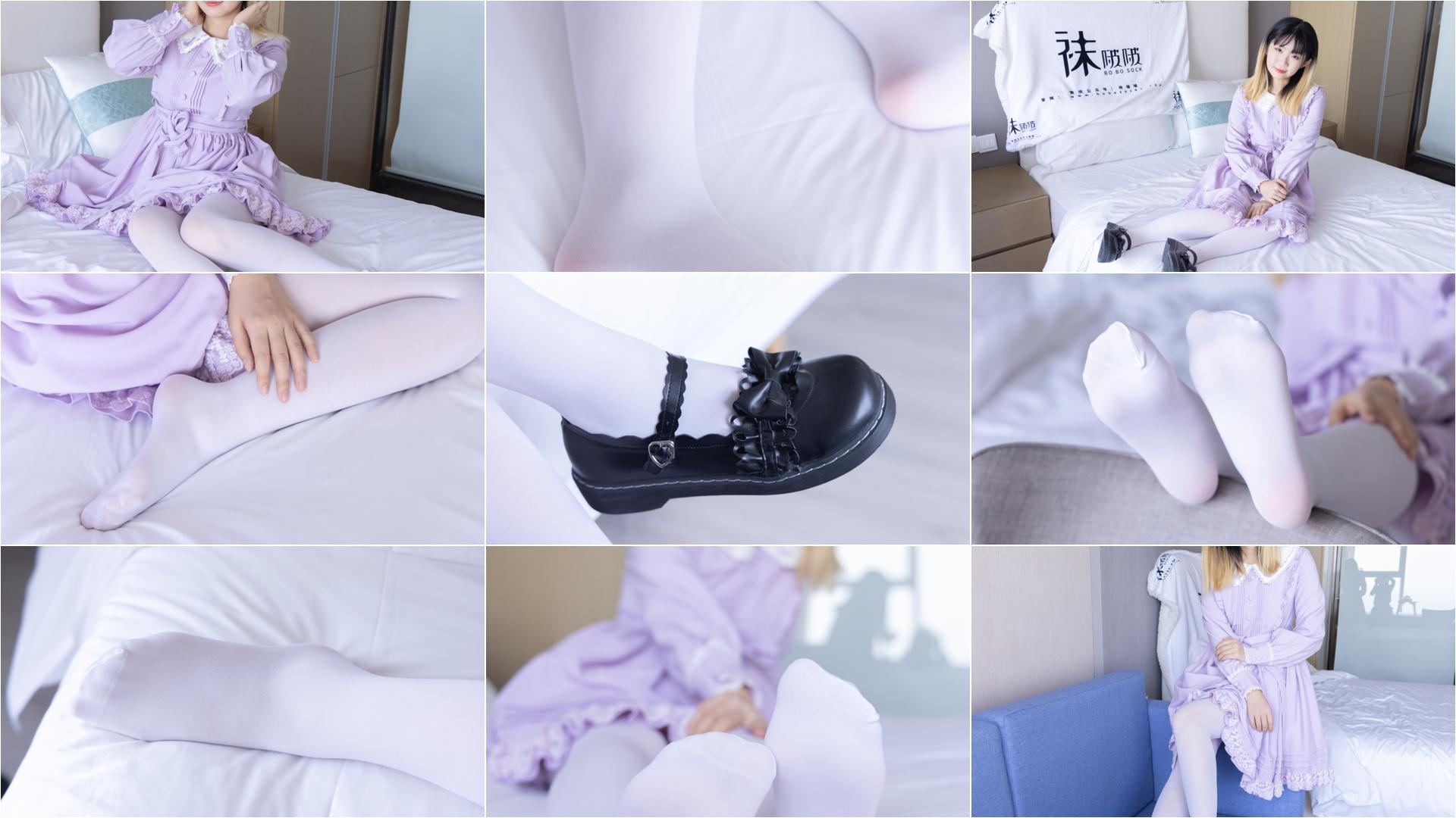 [BoBoSocks袜啵啵]NO.079 砂糖-皮鞋、厚白丝（花絮版）[140P+1V／6.88GB]-私房图片写真
