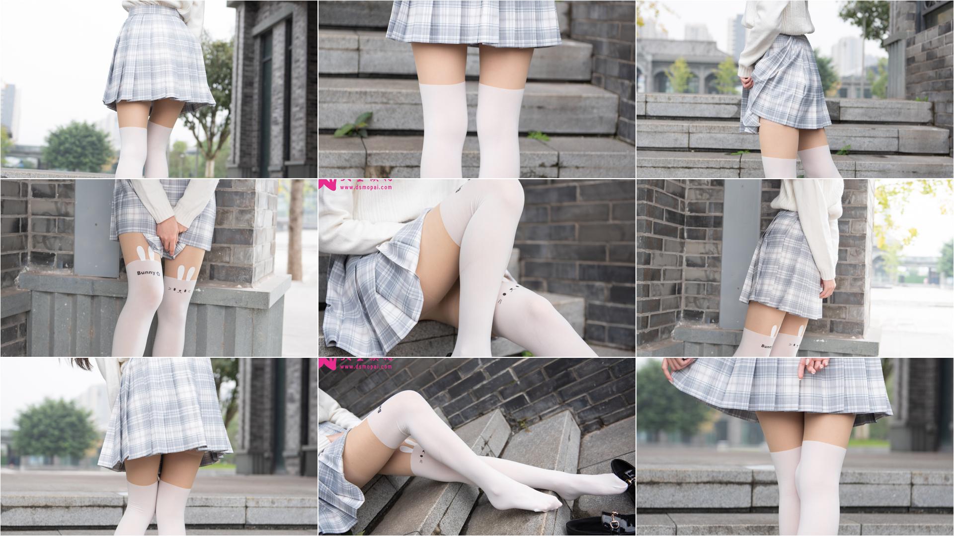 大生模拍 No.160 轩轩 JK拼接丝 [42P160MB]-私房图片写真