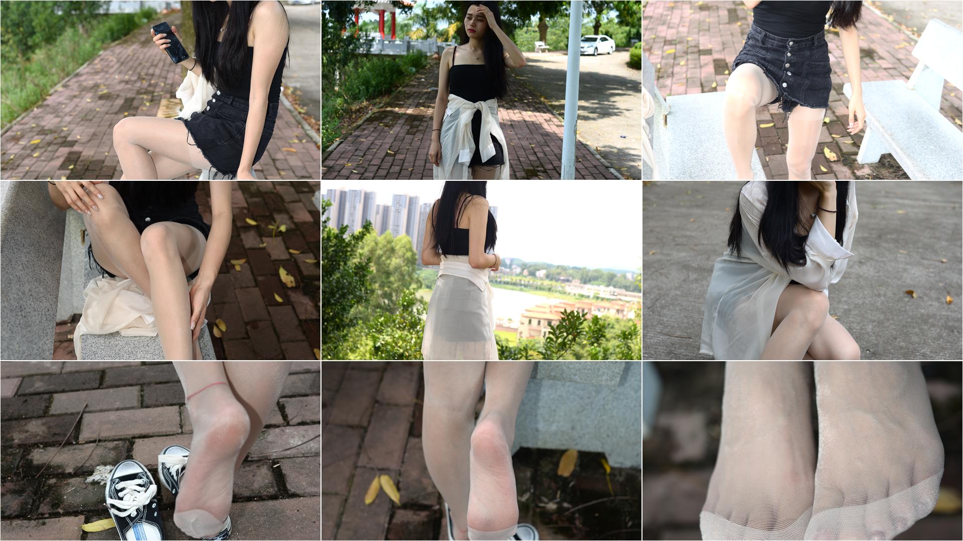 只糖视觉 016期：文文-帆布鞋搭配肉丝 [189P+455M]-私房图片写真
