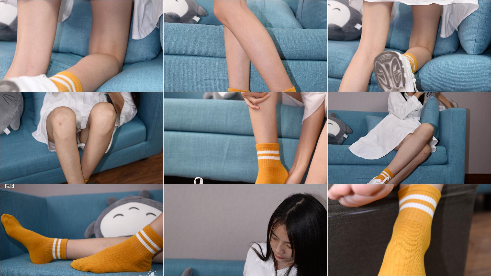 只糖视觉 044期：嘉琪 那些关于棉袜的记忆 [186P+552MB]-私房图片写真
