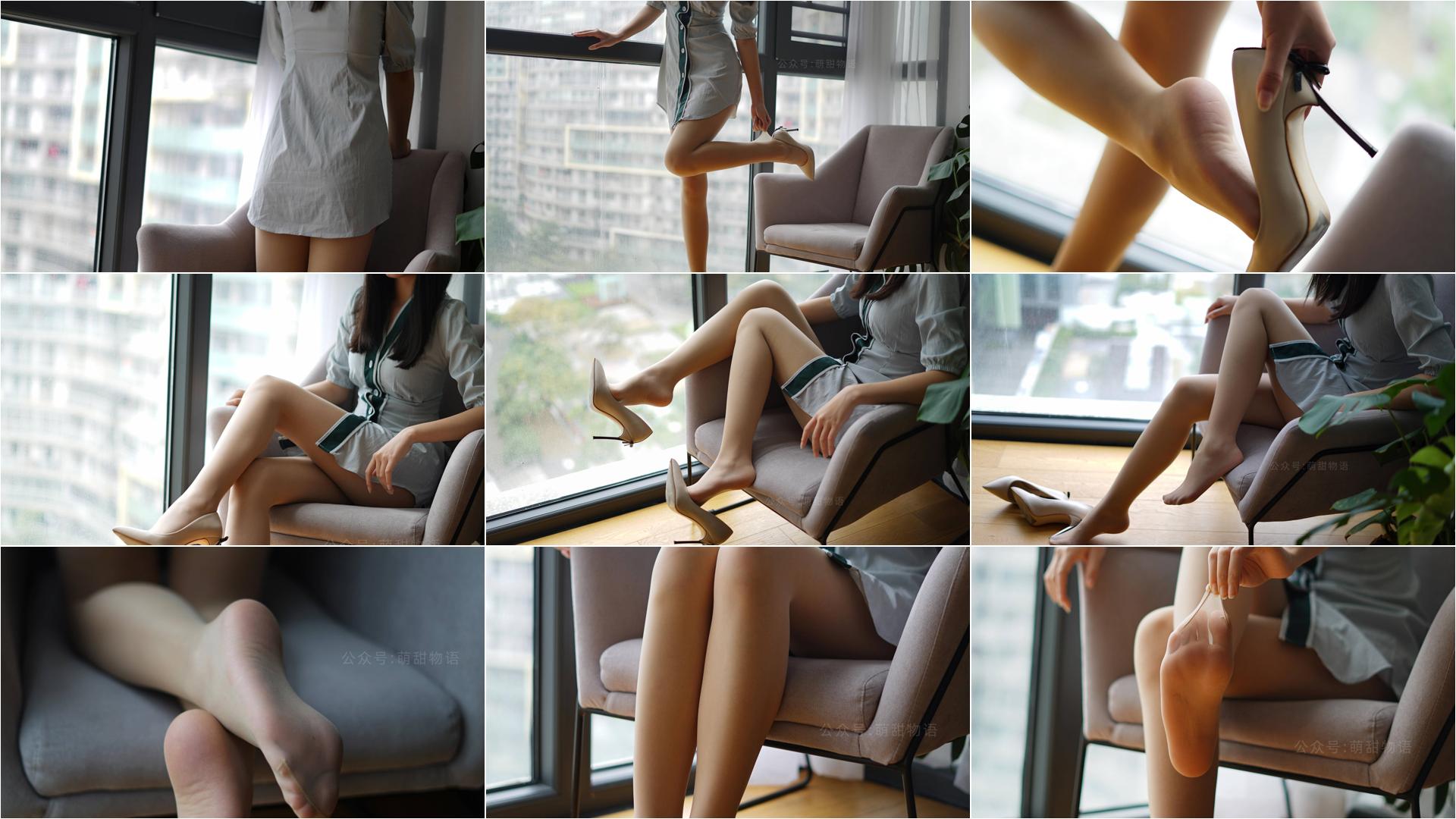 萌甜物语 XM112《竖纹衬衫裙-小苏》[85P+1V／225MB]-私房图片写真