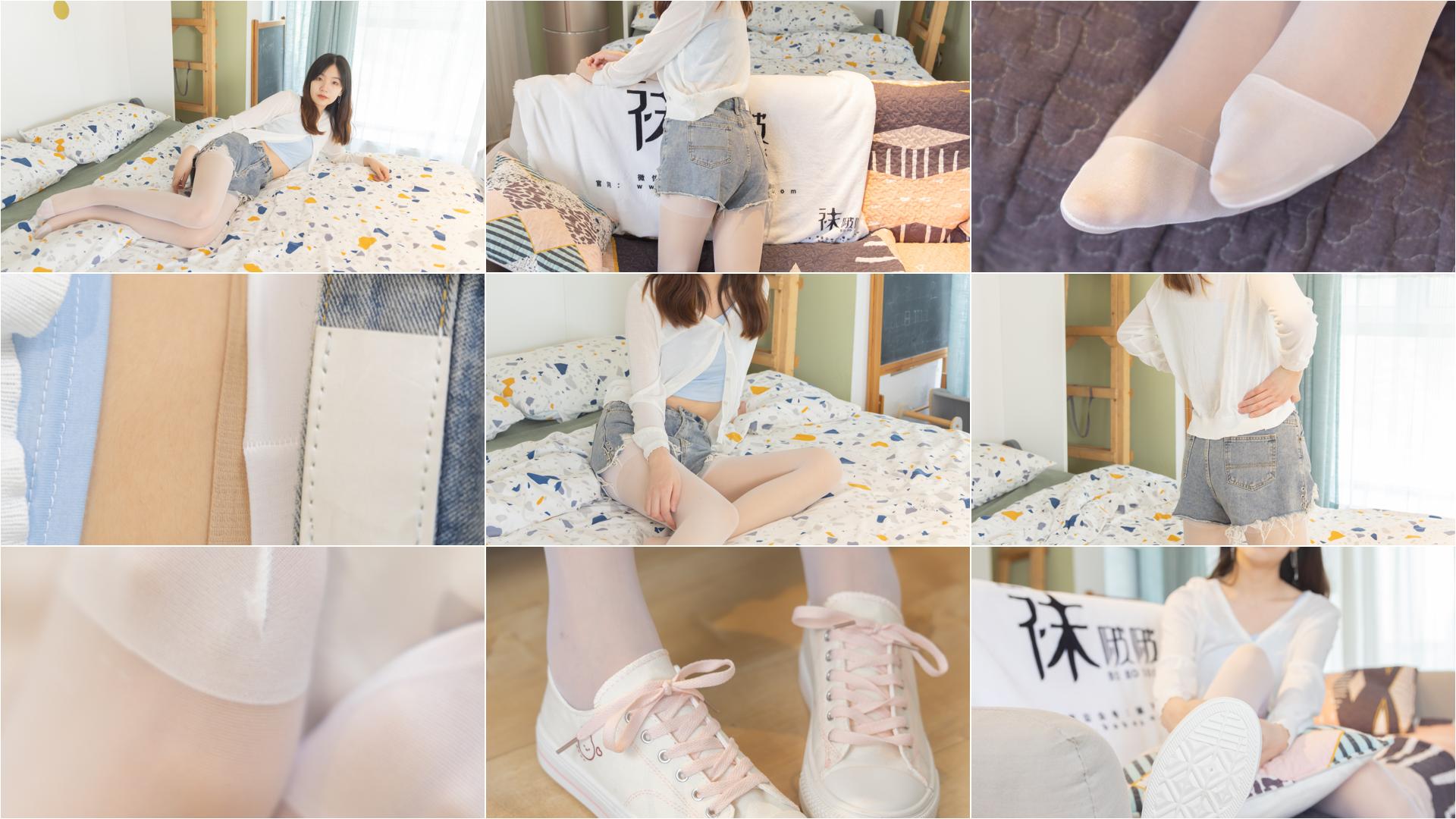 [BoBoSocks袜啵啵]NO.102 小甜豆-板鞋、白丝[140P+1V／5.37GB]-私房图片写真