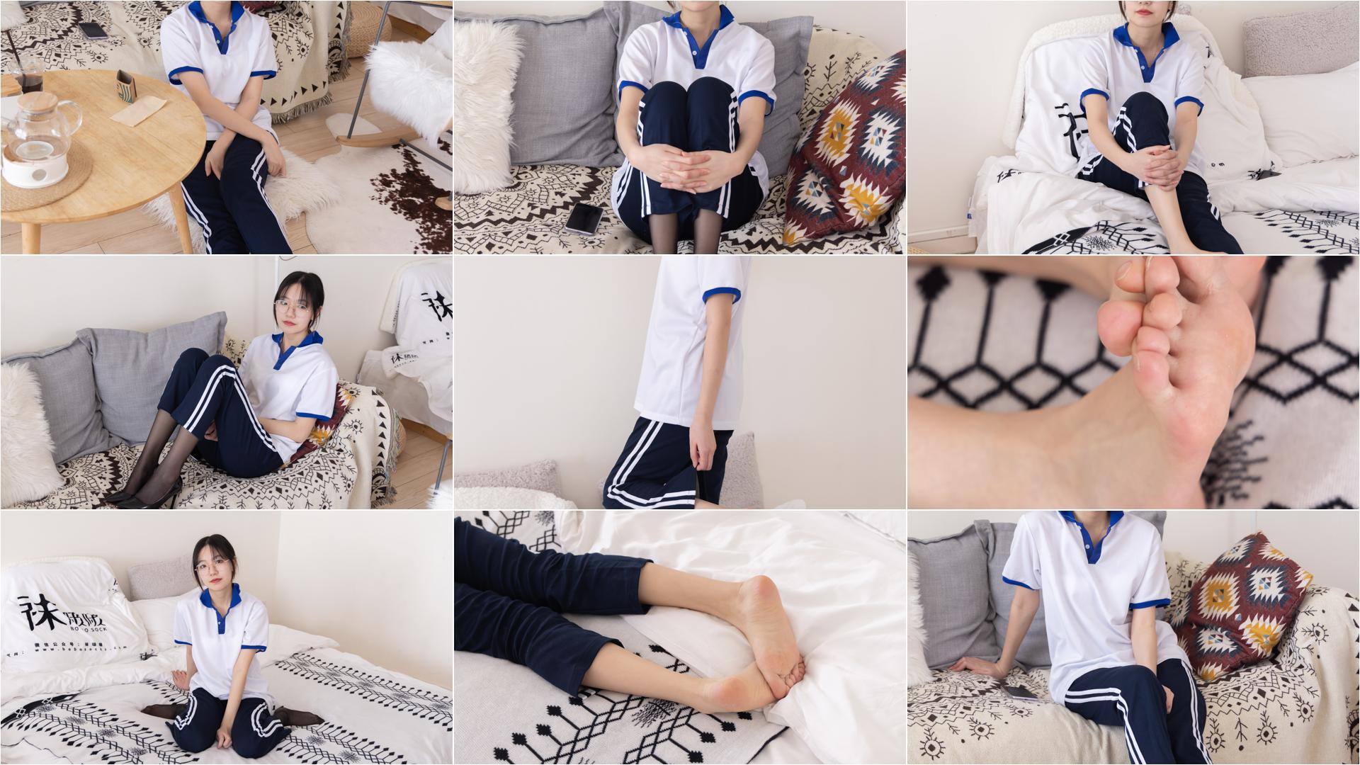 [BoBoSocks袜啵啵]NO.135 小甜豆-高跟鞋、黑丝（脚尖透明款）、裸足[140P+1V／5.85GB]-私房图片写真