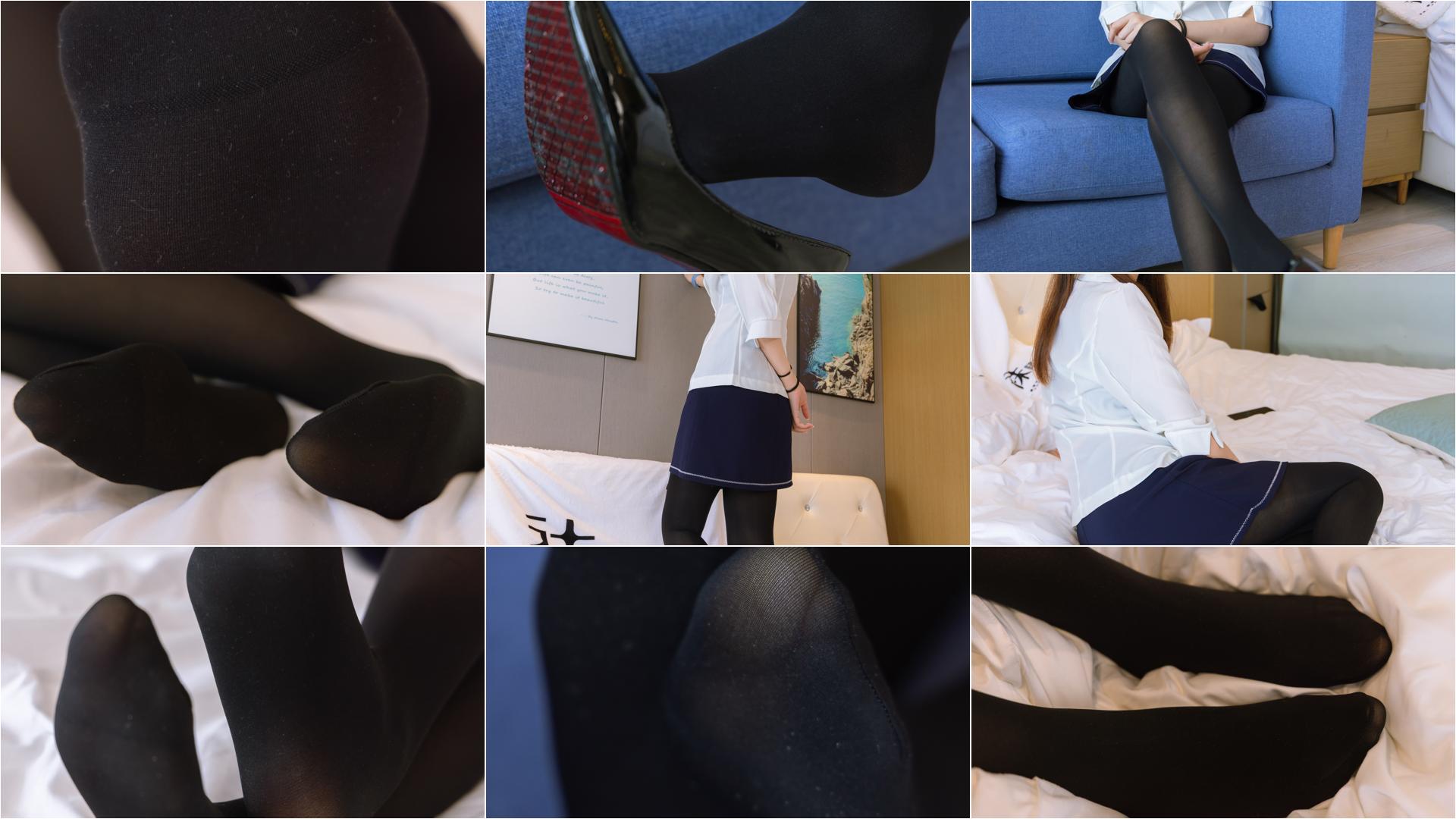 [BoBoSocks袜啵啵]NO.150 小甜豆-高跟鞋、厚黑丝[140P+1V／6.69GB]-私房图片写真
