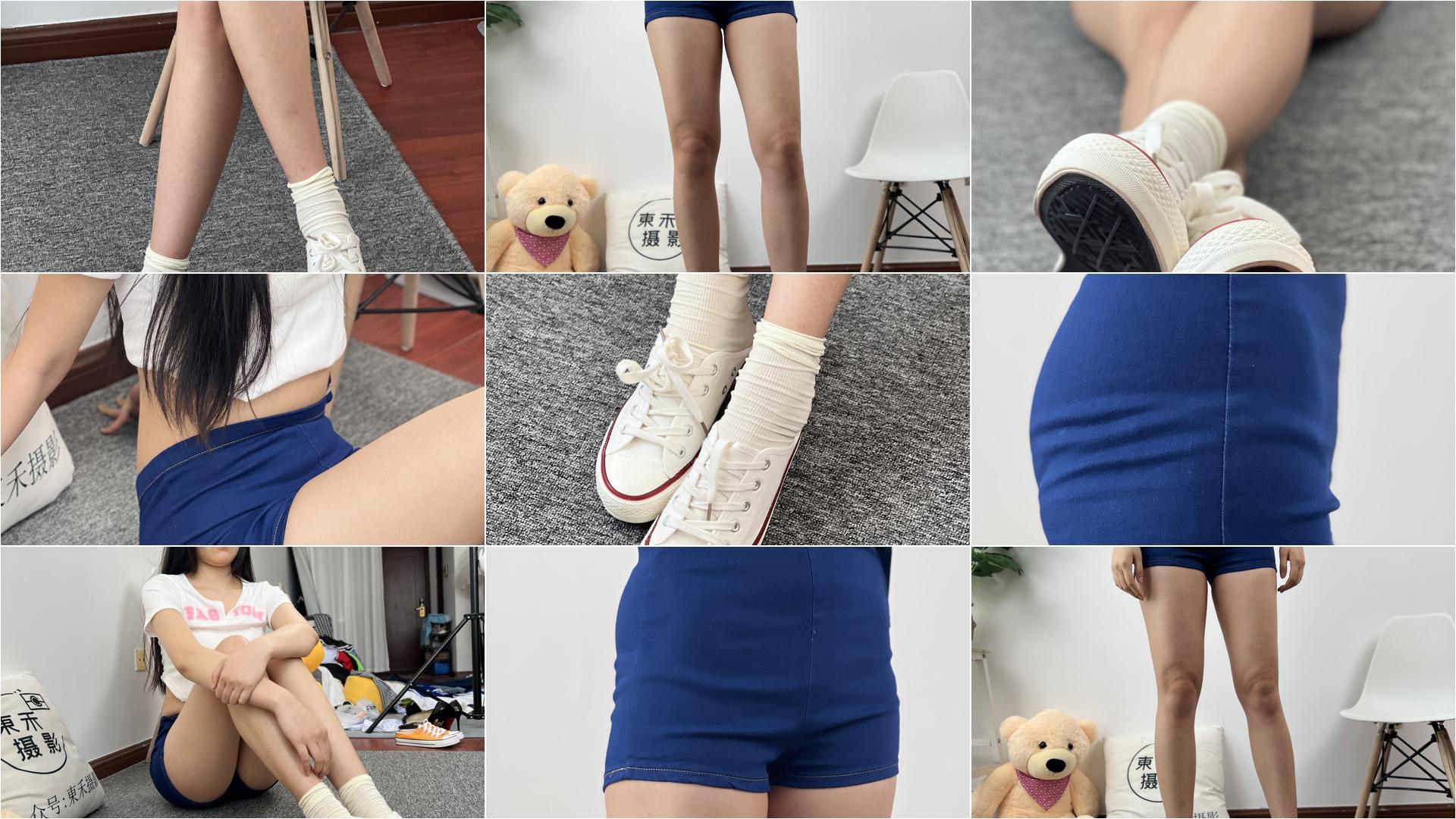 027期 牛仔短裤 帆布鞋-私房图片写真