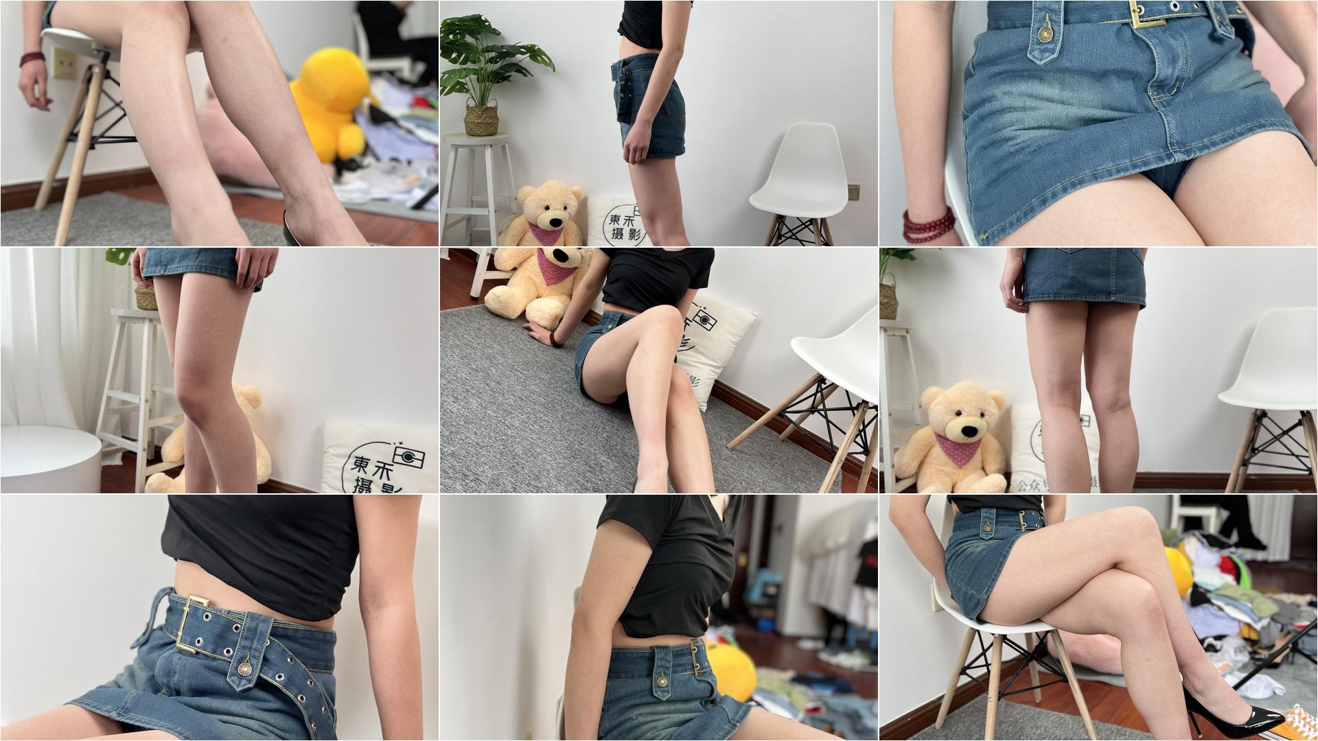029期 牛仔裙高跟-私房图片写真