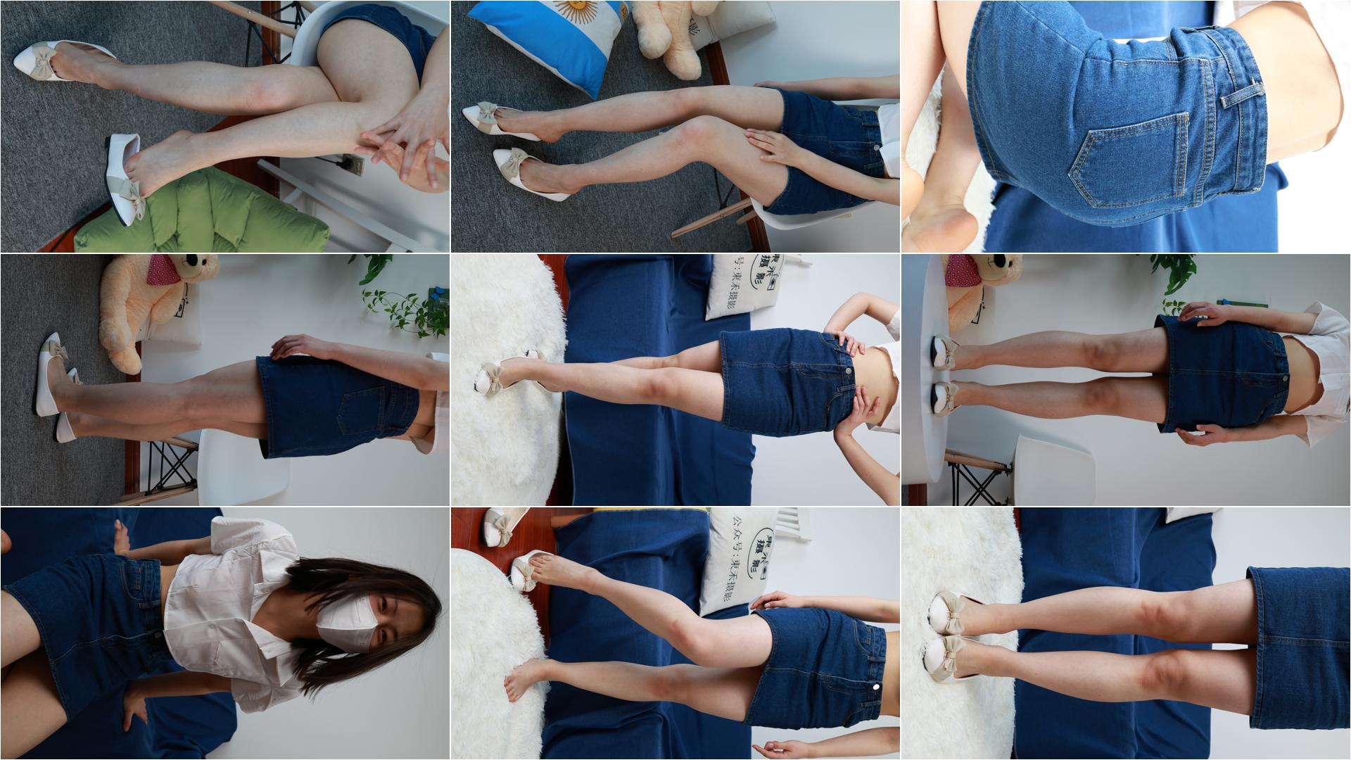 070期 牛仔裙平底鞋-私房图片写真