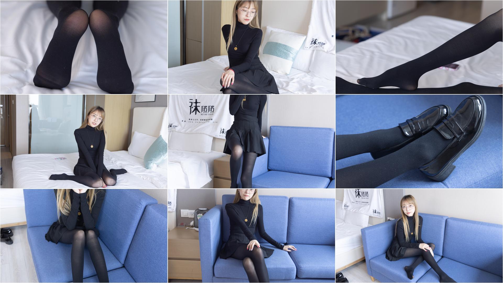 [BoBoSocks袜啵啵]NO.255 稚予-皮鞋、厚黑丝[145P+1V／5.36GB]-私房图片写真