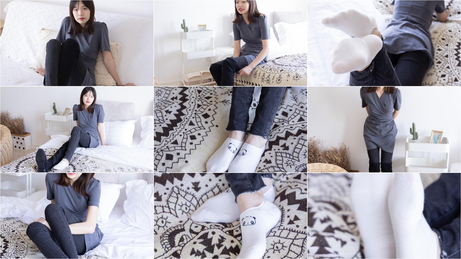 [BoBoSocks袜啵啵]NO.256 小甜豆-长靴、短白棉袜[133P+1V／5.50GB]-私房图片写真