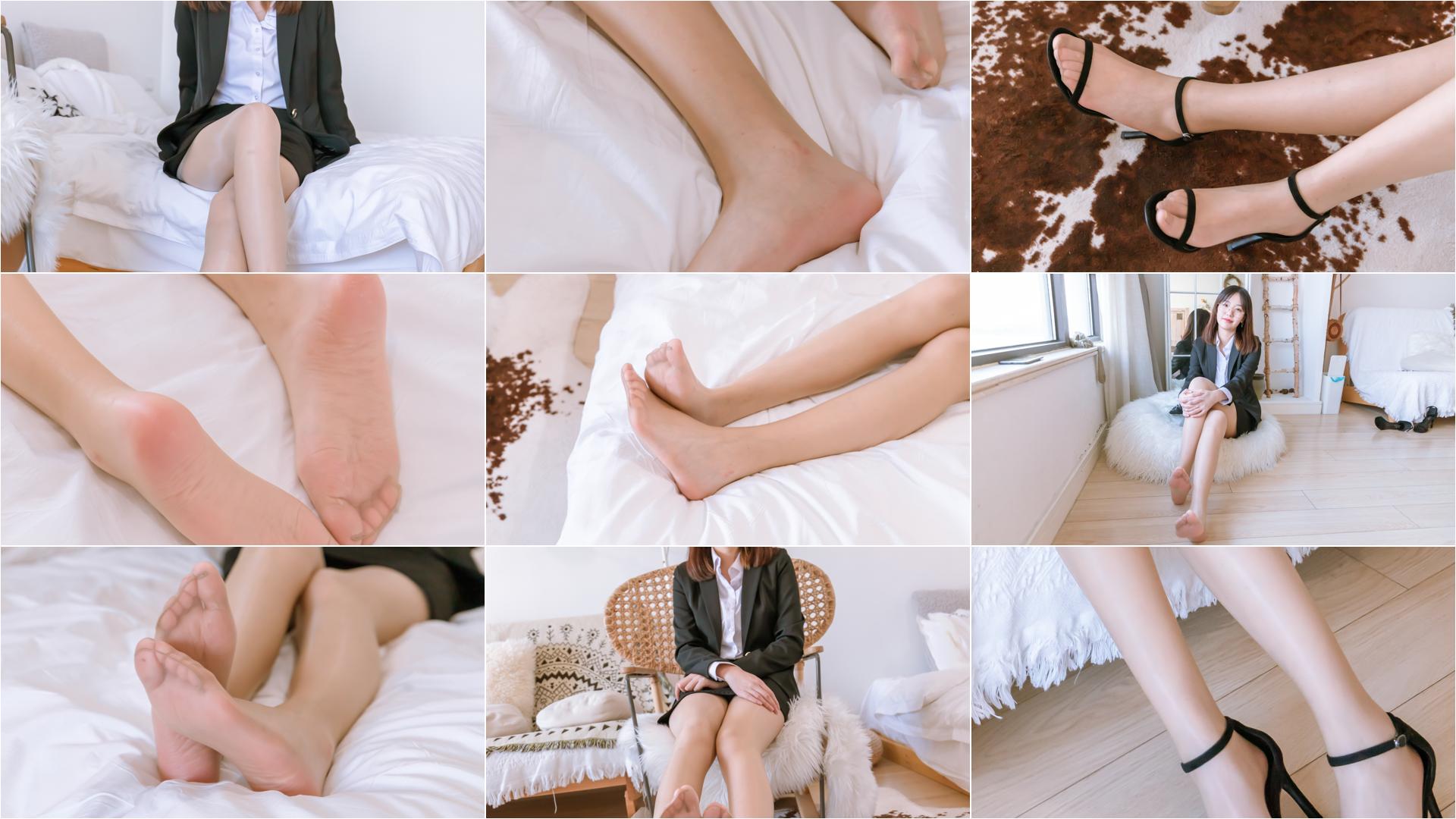 [BoBoSocks袜啵啵]NO.267 小甜豆-高跟鞋、油亮肉丝、ol制服[130P+1V／4.64GB]-私房图片写真