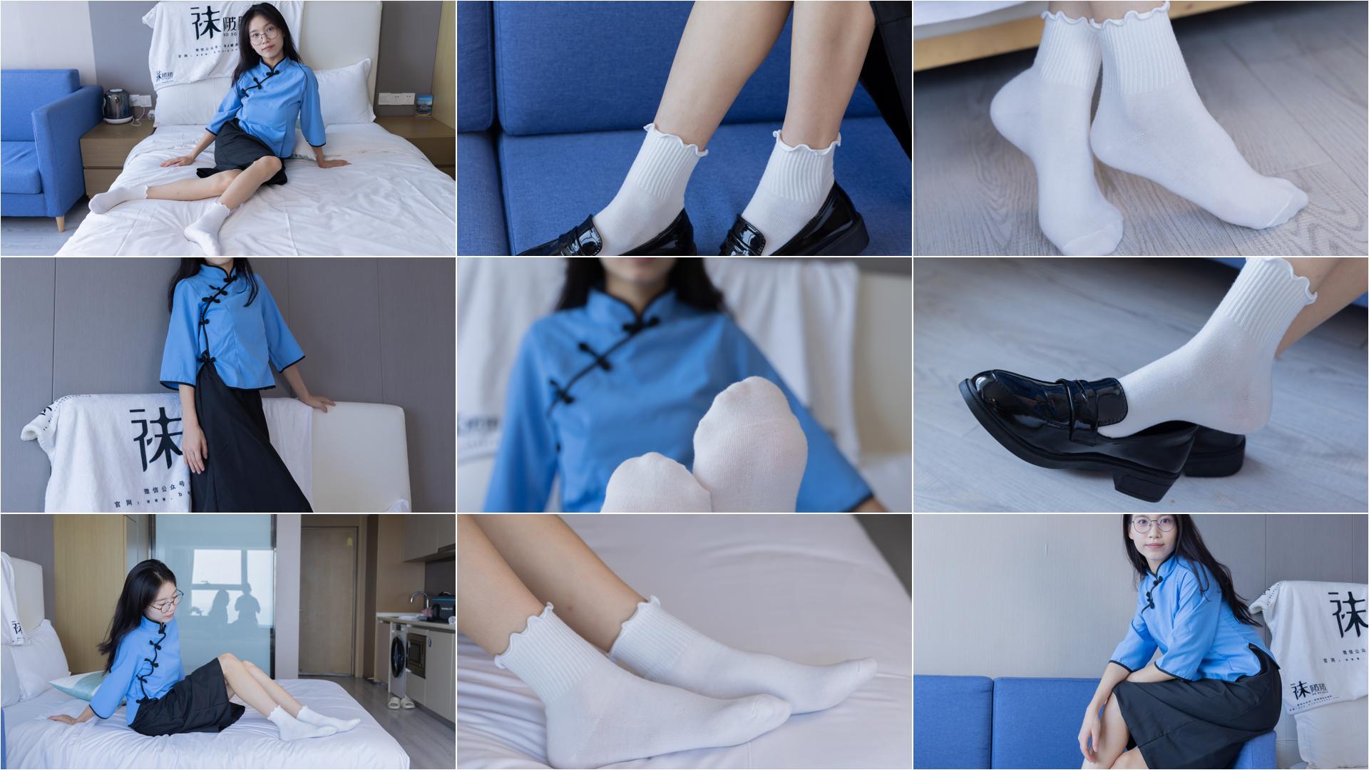 [BoBoSocks袜啵啵]NO.279 芝士-皮鞋、白棉袜、民国学生装[145P+1V／5.74GB]-私房图片写真